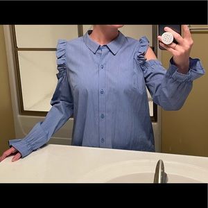BCBG button down dress shirt